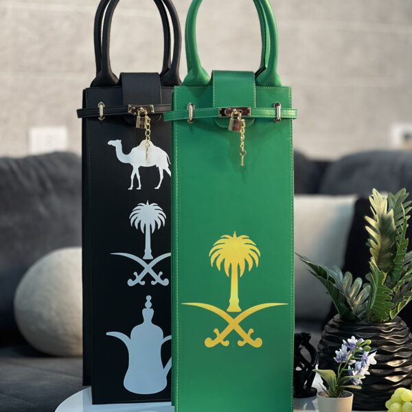 Asalah Bag – شنطة الأصالة / Green Color only (Two Swords and a Palm Tree)