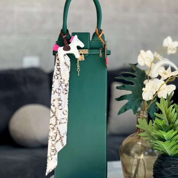 Hookah Bag Olive Green Leather