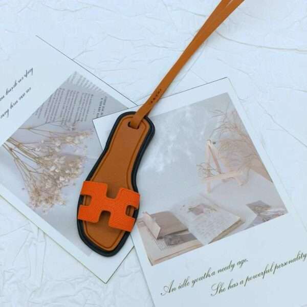 Orange Slipper Charm